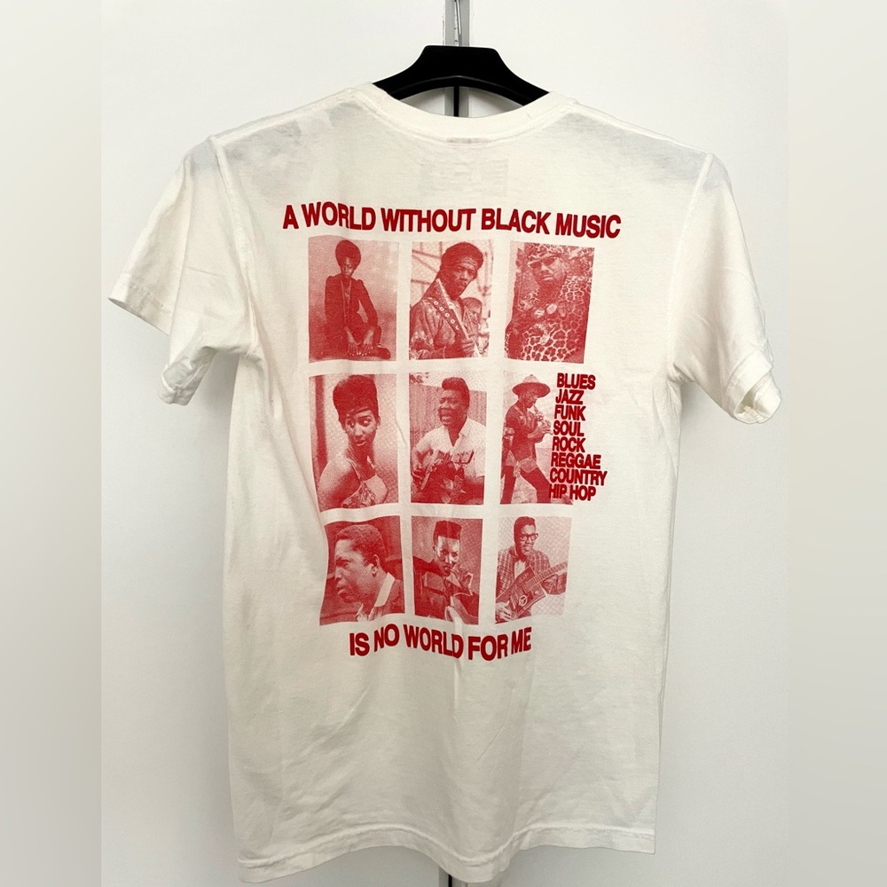 Limited Edition New Commute x Rosa Earthly Goods Black Music Tee - Small (S)